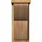 Ekena Millwork Crestline Rough Sawn Corbel w/Backplate, Western Red Cedar, 8"W x 14"D x 18"H COR08X14X18CRE01RWR - alternate 3